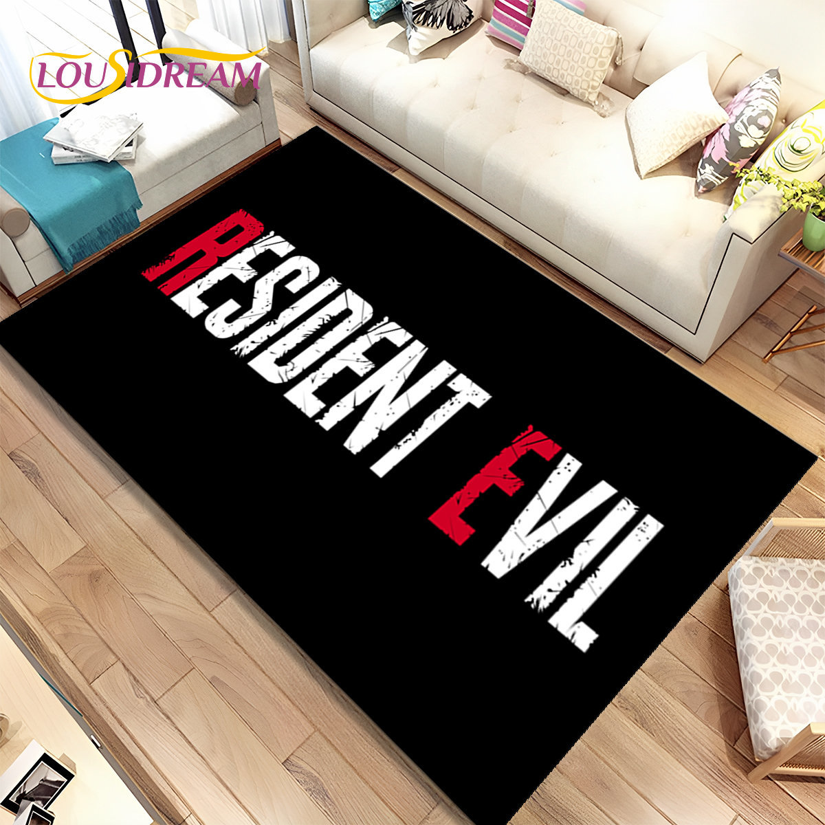 Home Bathroom Carpet - 3D R-Resident Evil Games Gamer Area