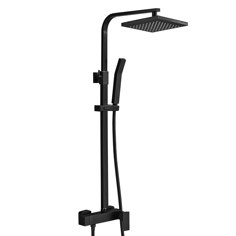 Bathroom Home Improvement B&Q Dublin Tallaght - Square dumb black hot and cold