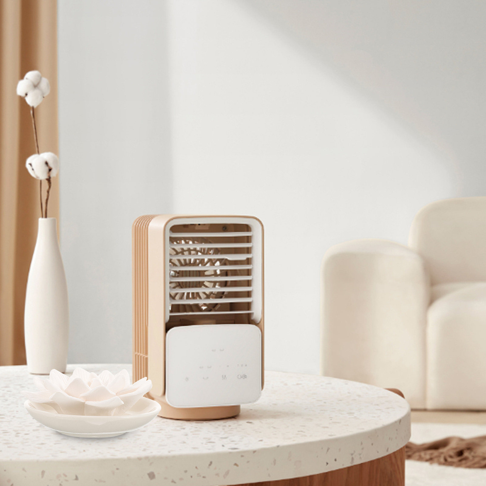 Home Bathroom Design - Stone Diffuser Essential Oil Passive Flower