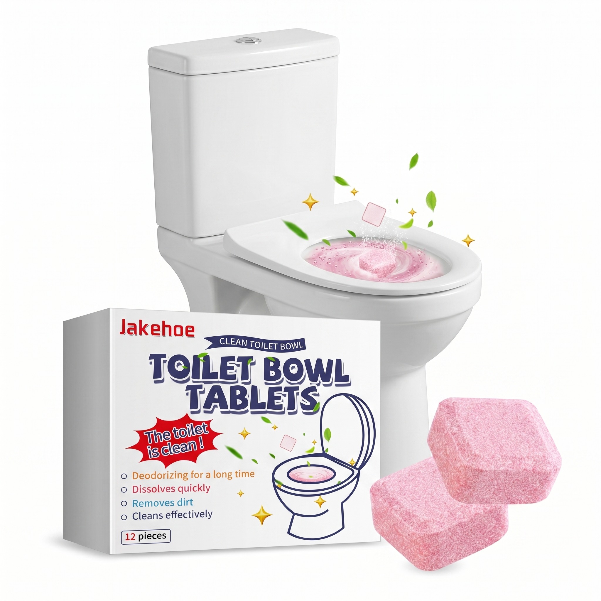 Home Bathroom With Urinal - 12pcs Toilet Cleaning Tablet Removes Urine