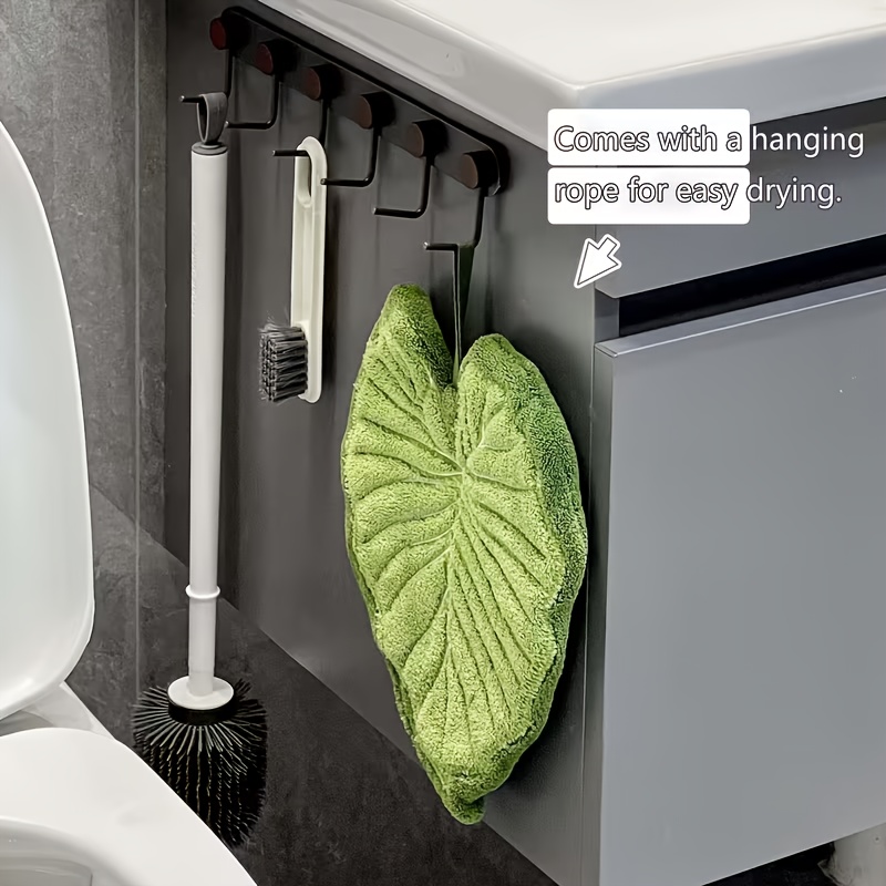 Leaf Design Hand Towel Absorbe - đánh giá và giá Home Bathroom Design
