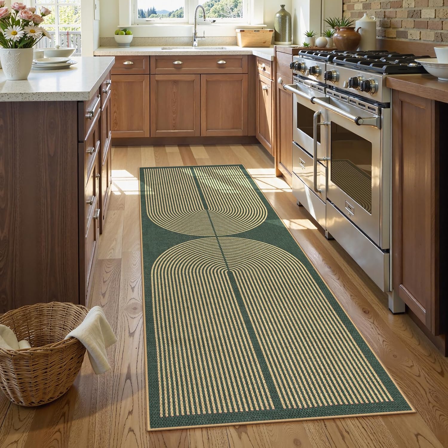 VIKAMA Simple And Retro Line L - đánh giá và giá Home Bathroom Carpet
