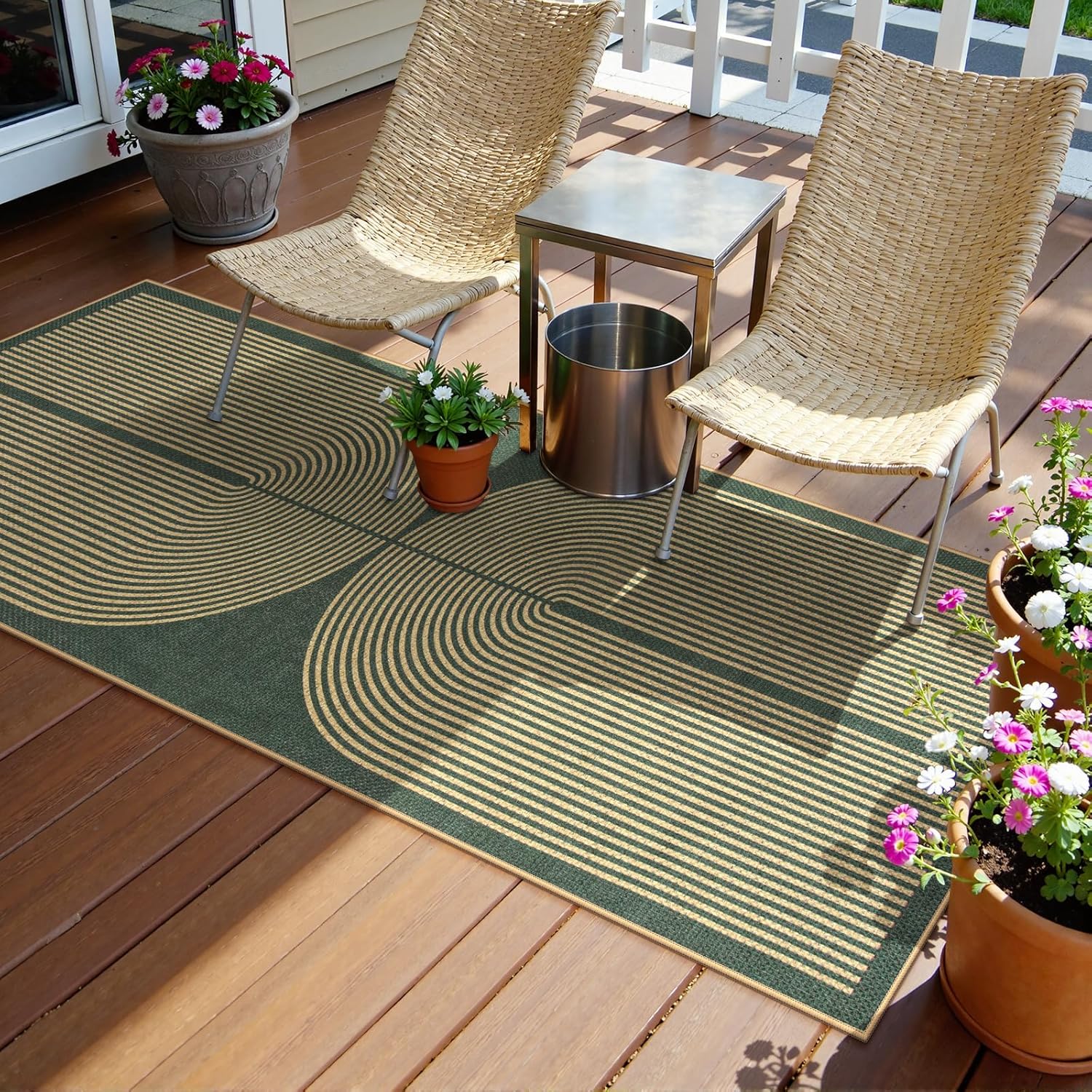 VIKAMA Simple And Retro Line L - đánh giá và giá Home Bathroom Carpet