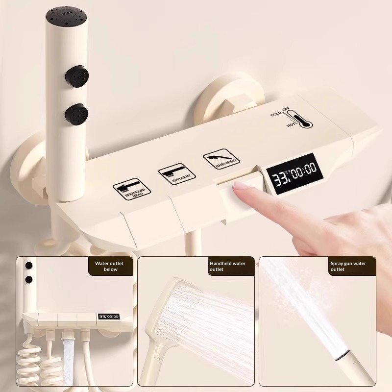 Creamy Easy Topless Shower Set - đánh giá và giá Home For Bathroom