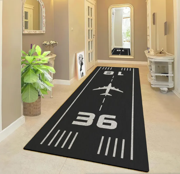Airplane Runway Runner Rug Cot - đánh giá và giá Jet Home Bathroom