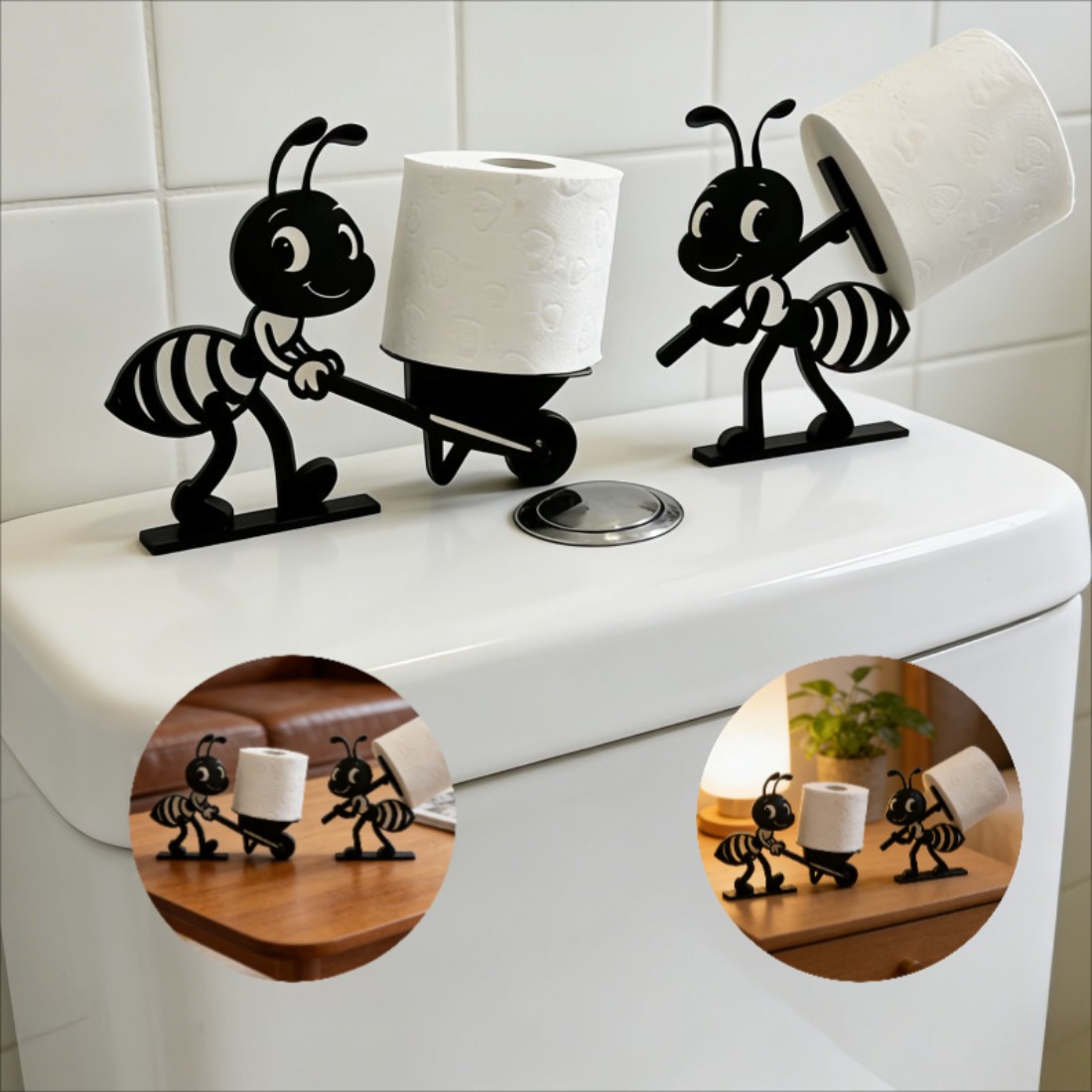 2-Pack Ant-Shaped Tissue Holde - đánh giá và giá Toilet Paper Holder