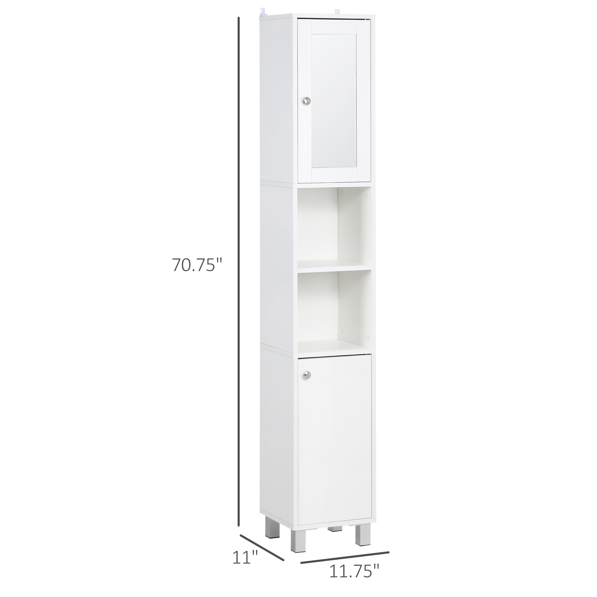 Kleankin Tall Bathroom Storage - đánh giá và giá Home Bathroom Furniture