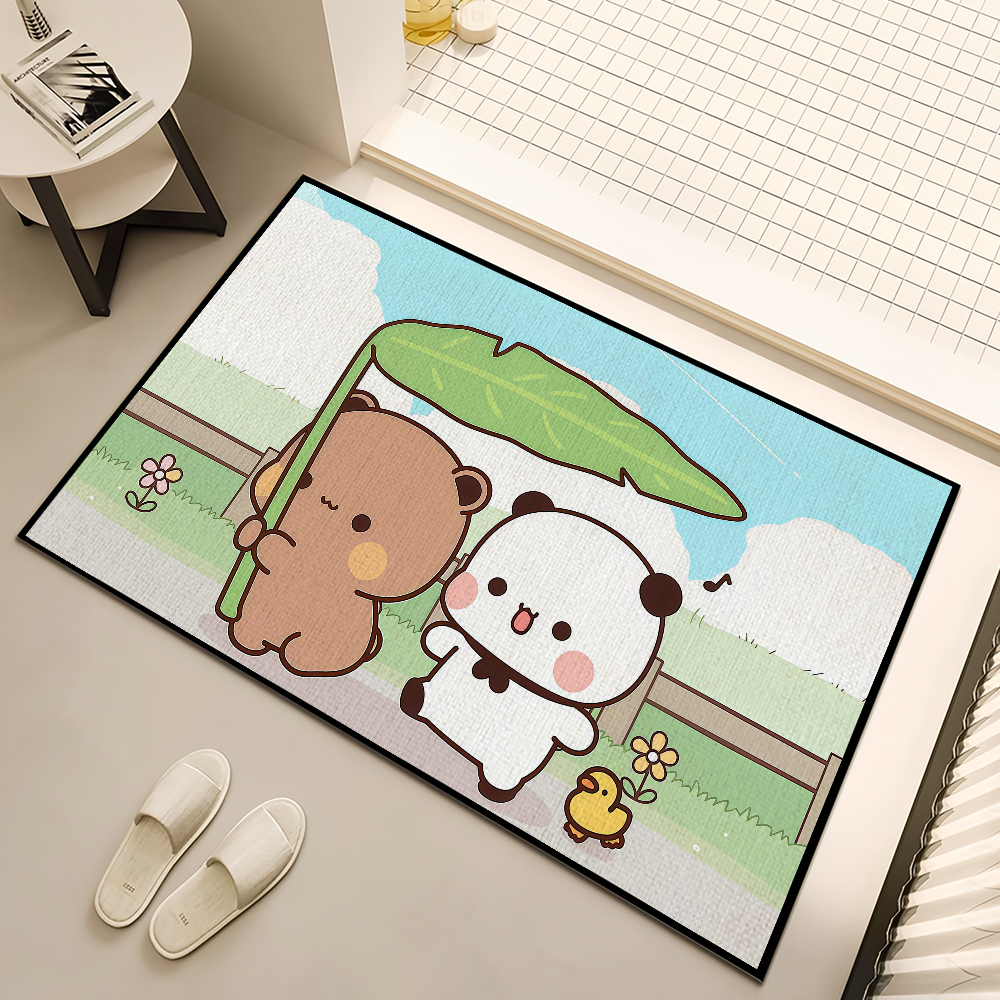 kawaii cartoon art bear d-dudu - đánh giá và giá Home Bathroom Carpet