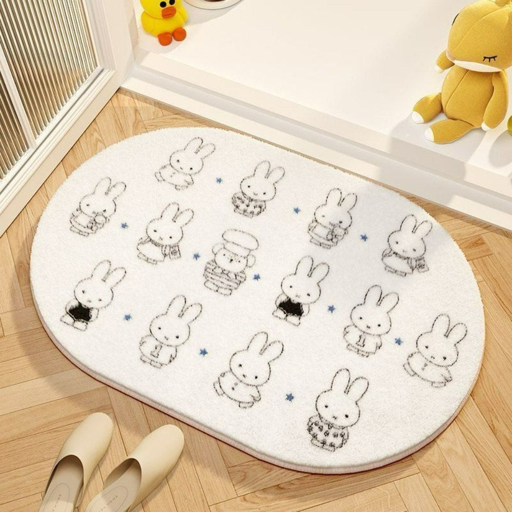 Miffy Cartoon Floor Mat Soft I - đánh giá và giá Home Bathroom Carpet