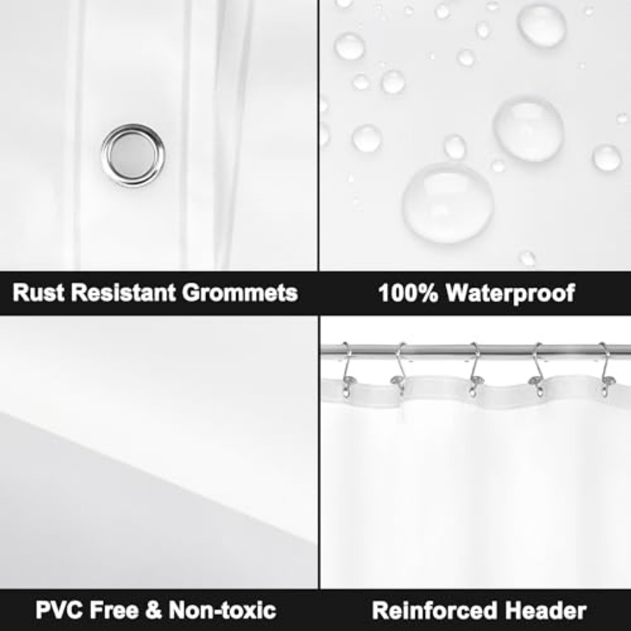 Clawfoot Tub Shower Curtain Li - đánh giá và giá Shower Curtain Liner