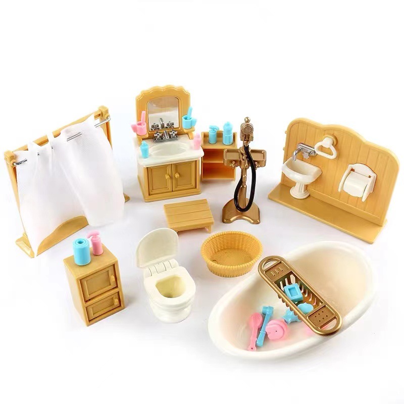 Dollhouse Miniature Gift box p - đánh giá và giá Home Bathroom Furniture