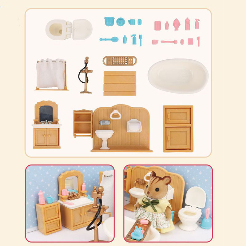Dollhouse Miniature Gift box p - đánh giá và giá Home Bathroom Furniture