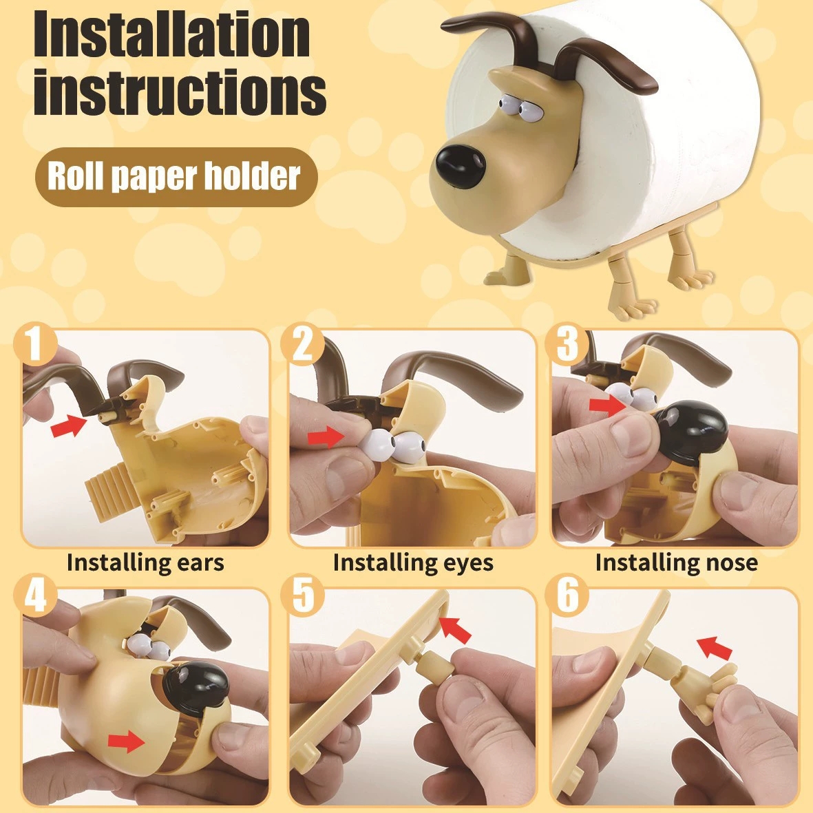 Fun Dog Toilet Paper Holder Ho - đánh giá và giá Toilet Paper Holder