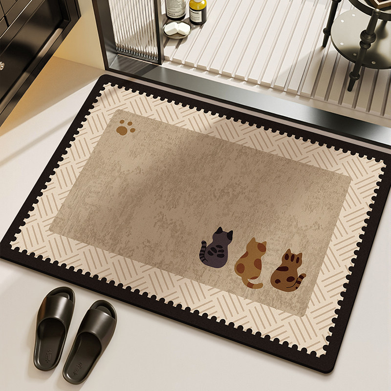 VIKAMA Minimalist Ins Style Ma - đánh giá và giá Zara Home Bathroom Mat