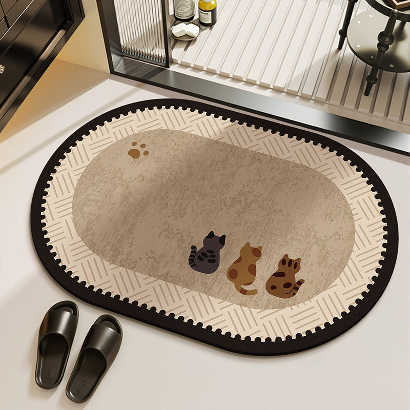 VIKAMA Minimalist Ins Style Ma - đánh giá và giá Zara Home Bathroom Mat