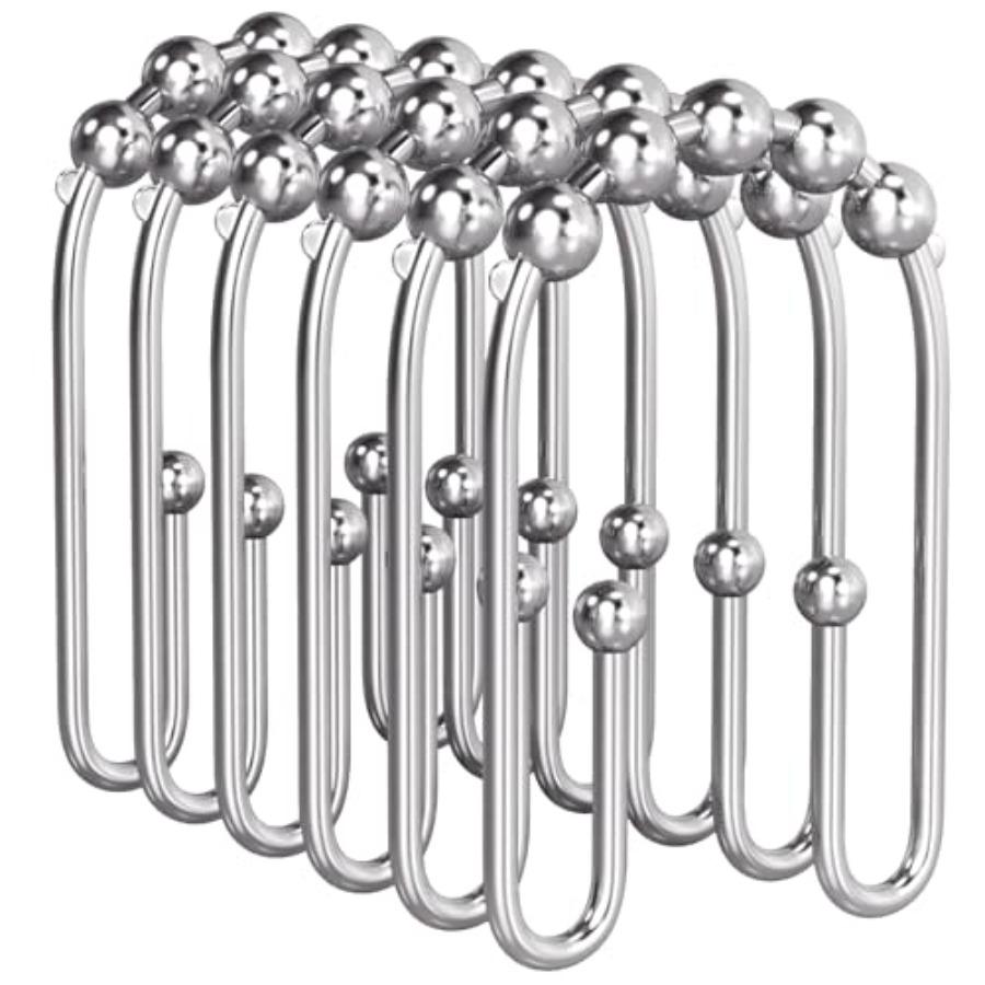 Shower Curtain Hooks Metal Sho - đánh giá và giá Shower Curtain Liner