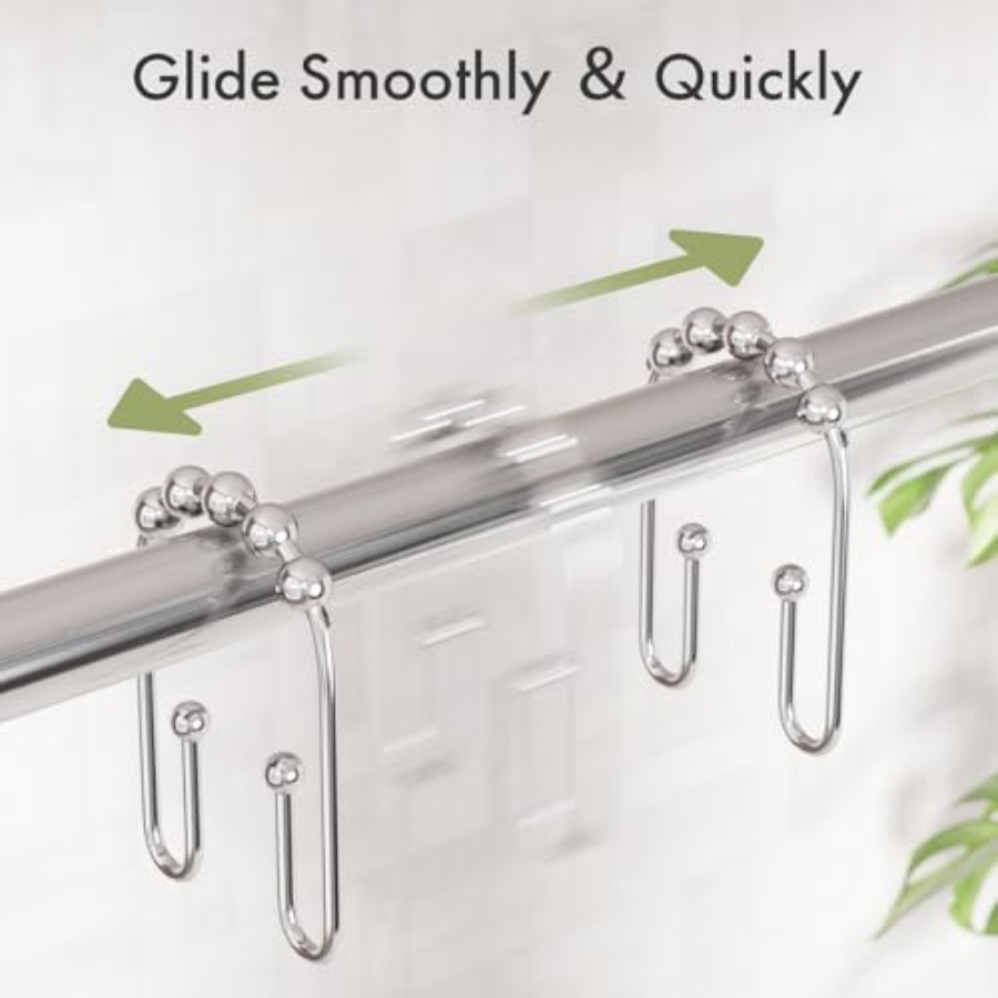 Shower Curtain Hooks Metal Sho - đánh giá và giá Shower Curtain Liner