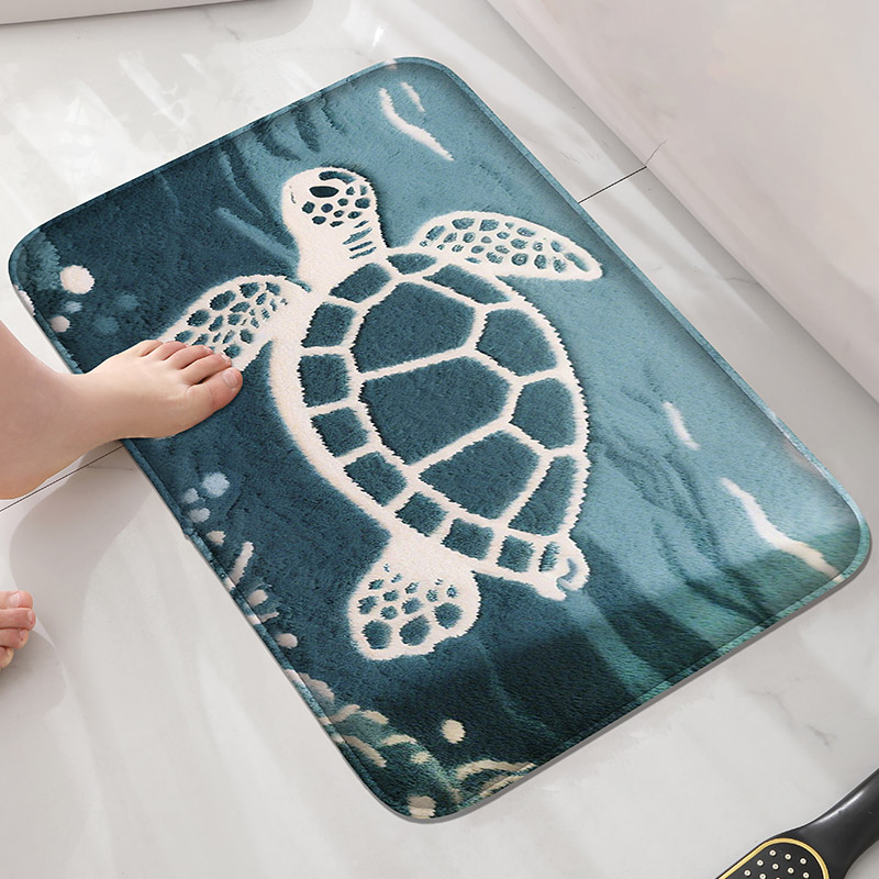Turtle bathroom anti slip floo - đánh giá và giá Zara Home Bathroom Mat