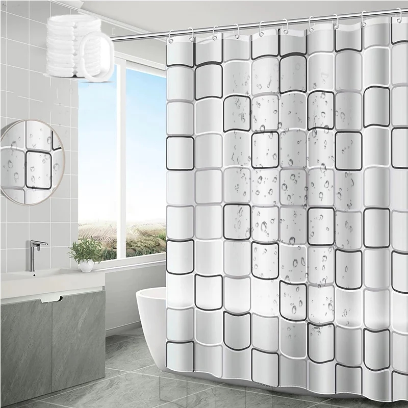 Waterproof Shower Curtain Mild - đánh giá và giá Shower Curtain Liner