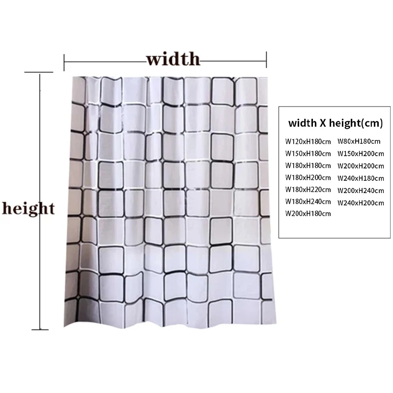 Waterproof Shower Curtain Mild - đánh giá và giá Shower Curtain Liner
