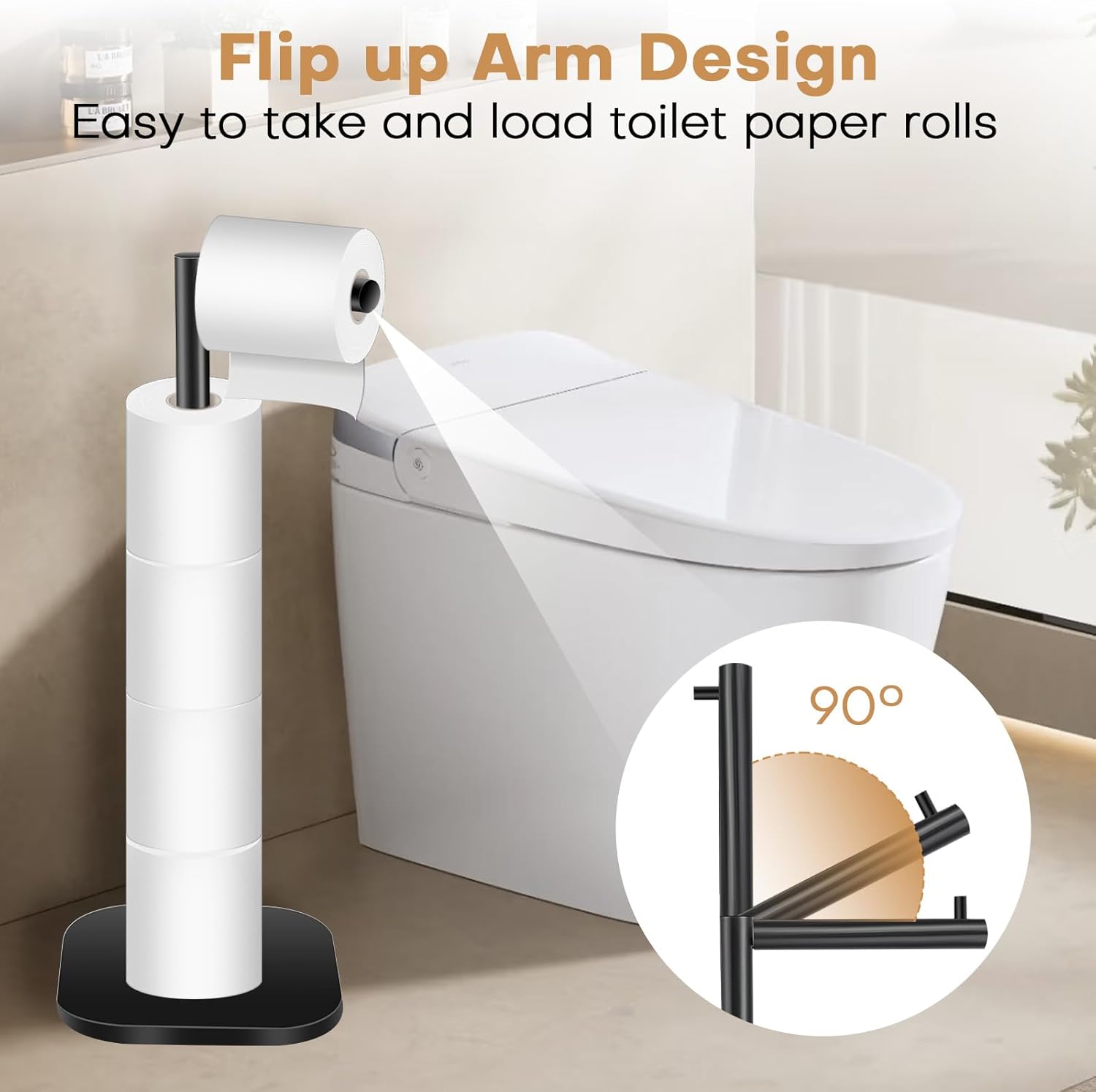 Freestanding Toilet Paper Hold - đánh giá và giá Toilet Paper Holder