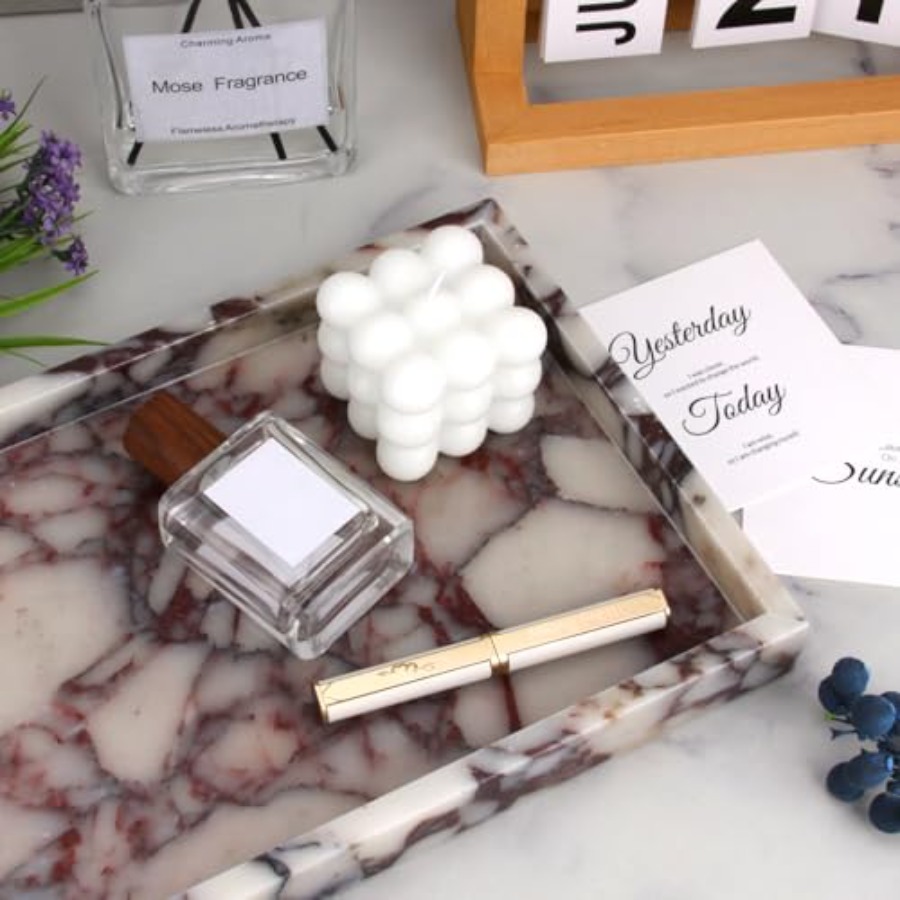 Marble Bathroom Vanity Tray, N - đánh giá và giá Home For Bathroom