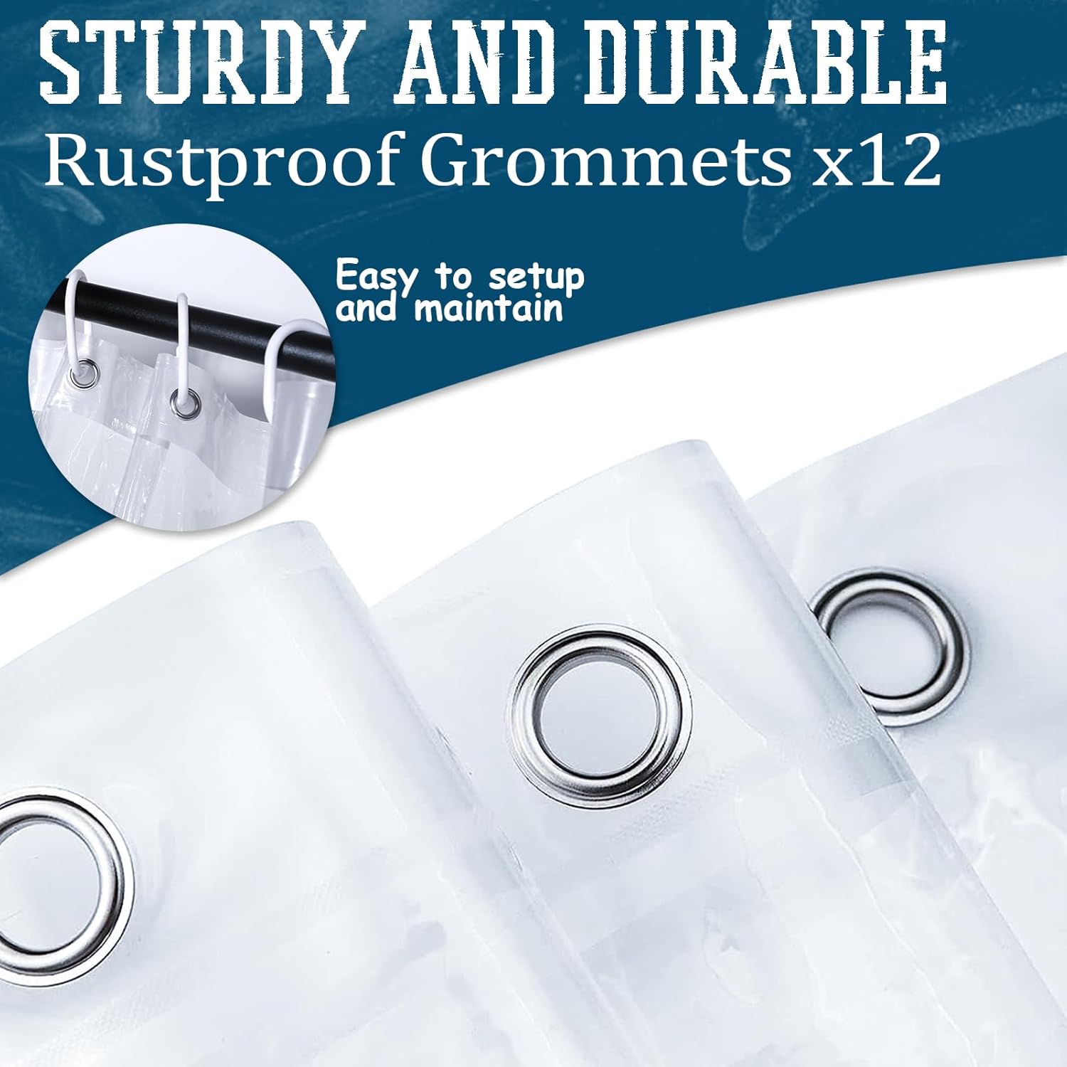 1pc Clear Shower Curtain Liner - đánh giá và giá Shower Curtain Liner