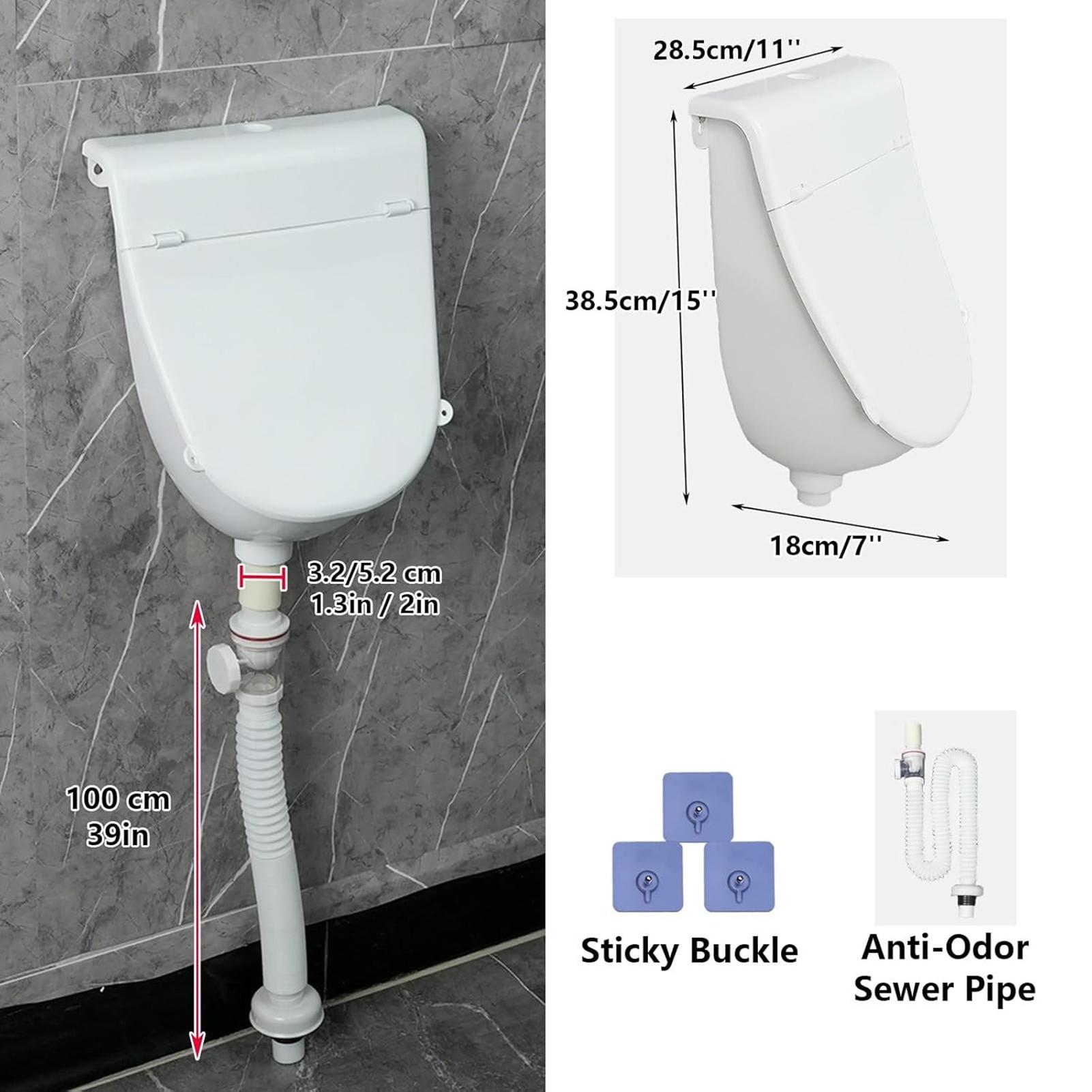 Wall Urinal with Lid Commercia - đánh giá và giá Home Bathroom With Urinal