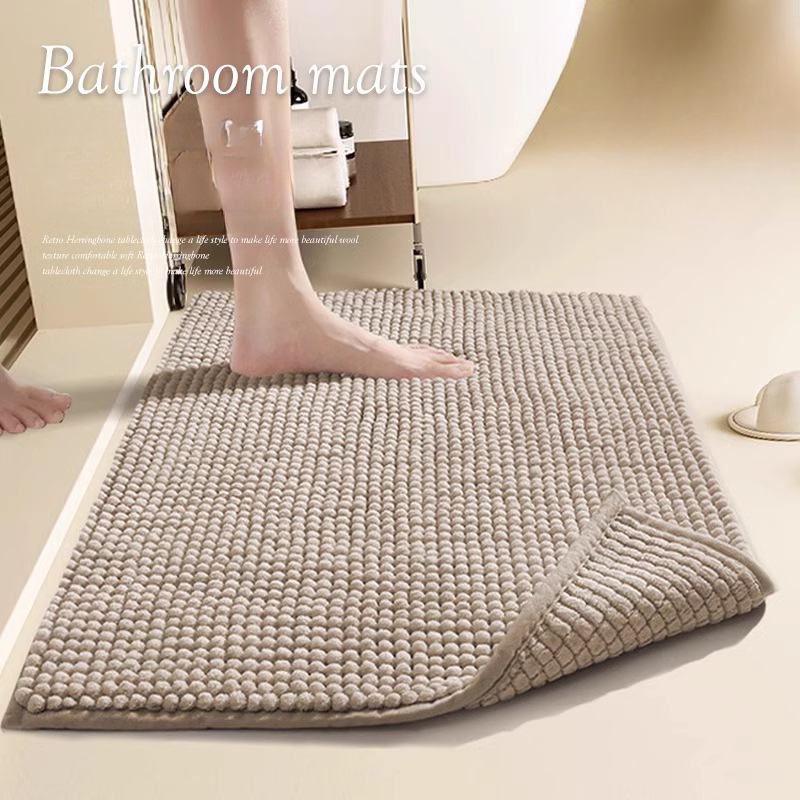 Short-haired Chenille Floor Ma - đánh giá và giá Home Bathroom Carpet