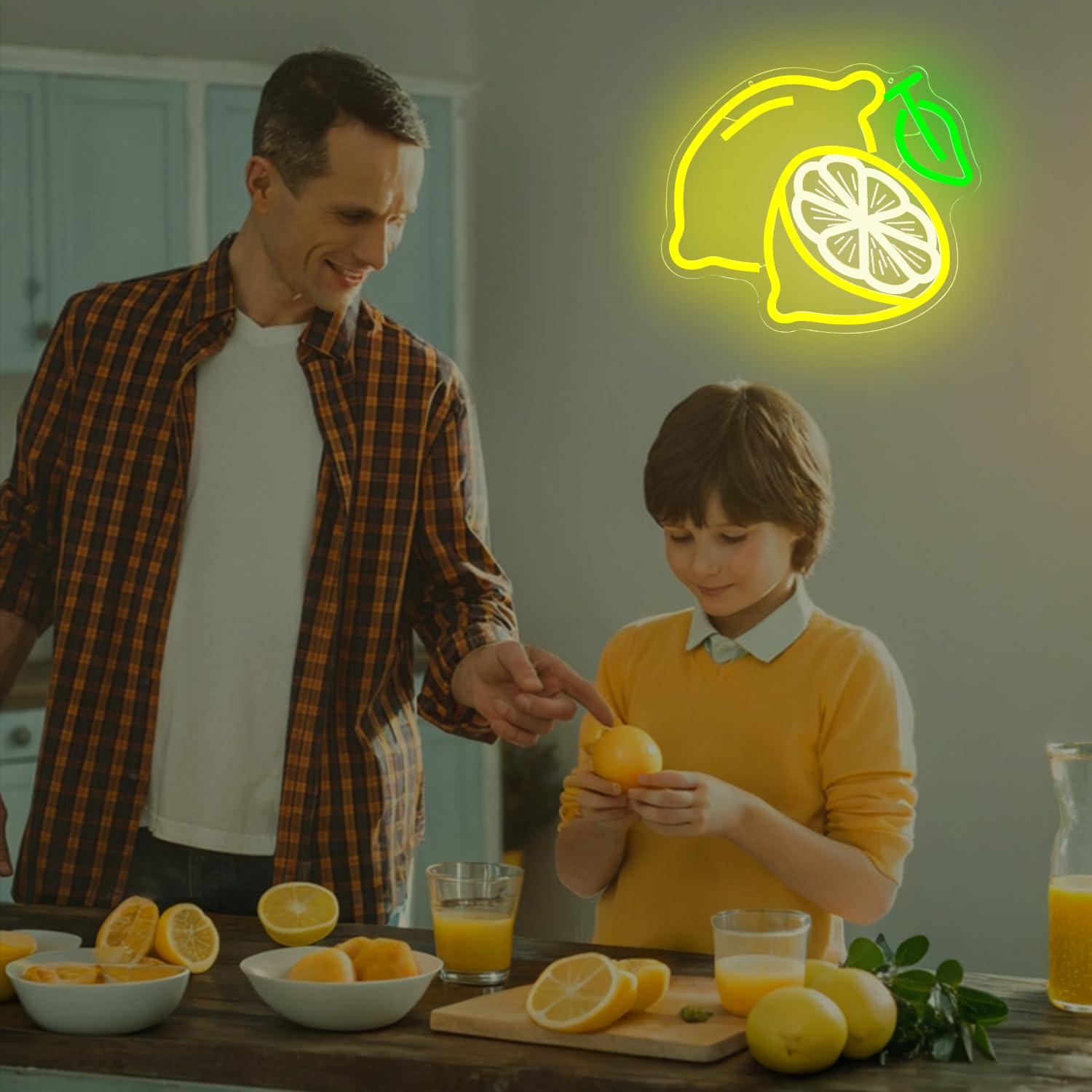Lemon Neon Sign Dimmable LED L - đánh giá và giá Home For Bathroom