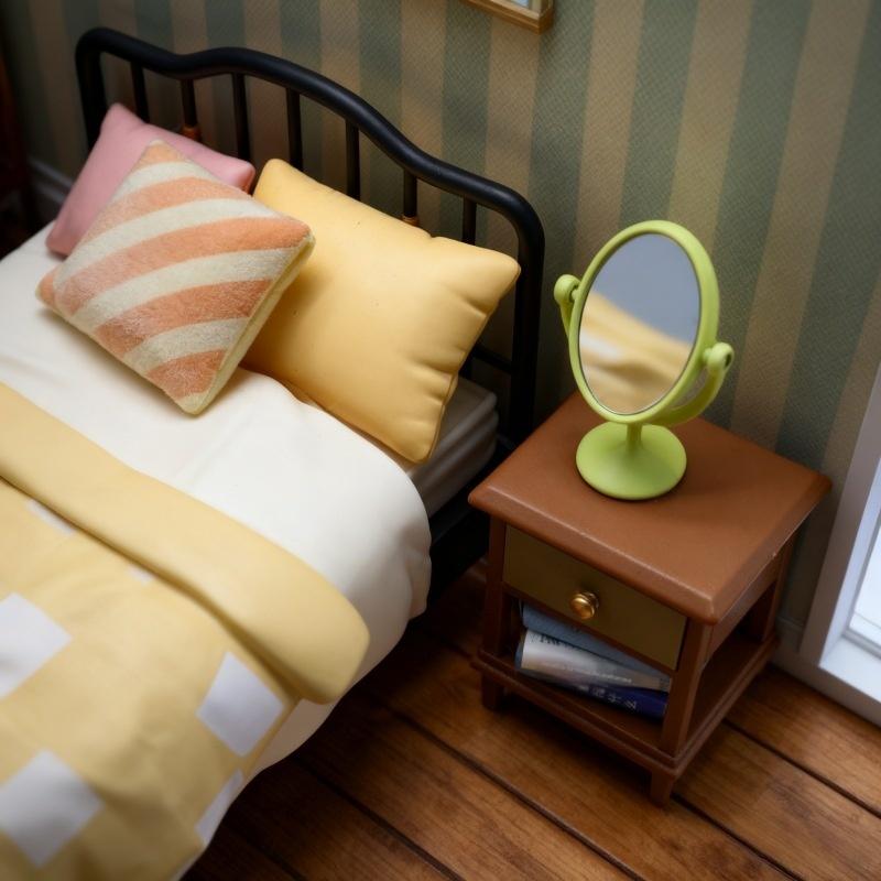 1Pcs Miniature Retro Mirror Dr - đánh giá và giá Home Bathroom Furniture