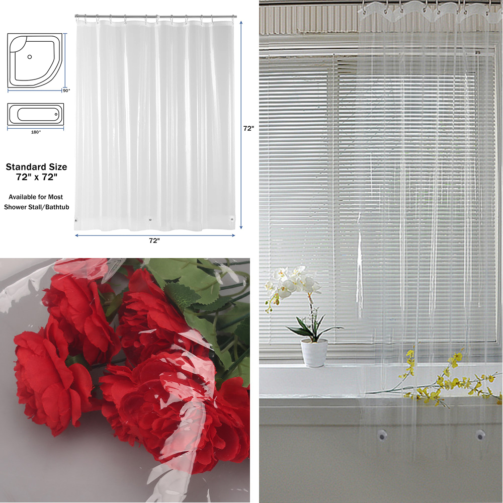 PEVA Shower Curtain Waterproof - đánh giá và giá Shower Curtain Liner