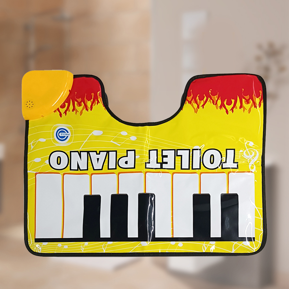 Toilet Piano Mat Novelty Potty - đánh giá và giá Home Bathroom Carpet