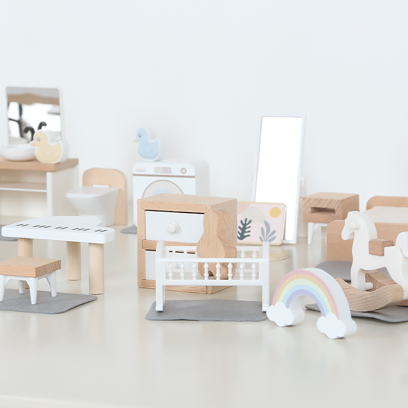 Modern dollhouse furniture kit - đánh giá và giá Home Bathroom Furniture