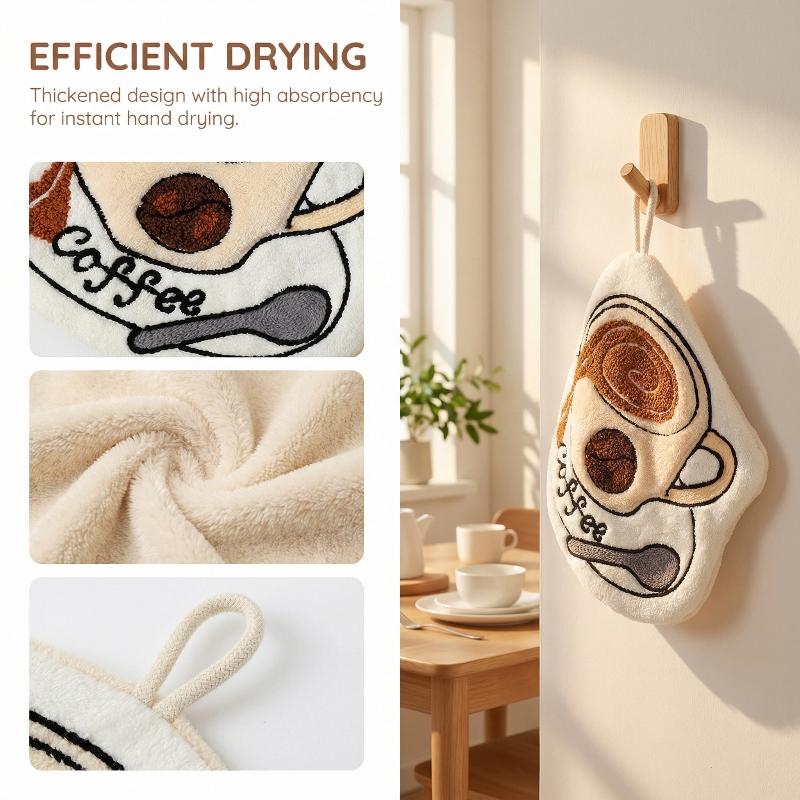 Quick Dry Absorbent Coffee Han - đánh giá và giá Jet Home Bathroom