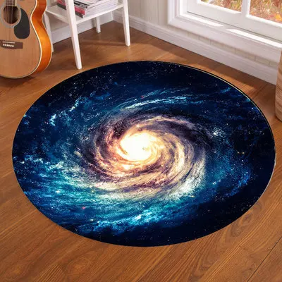 Galaxy Earth Moon Round Carpet - đánh giá và giá Home Bathroom Carpet