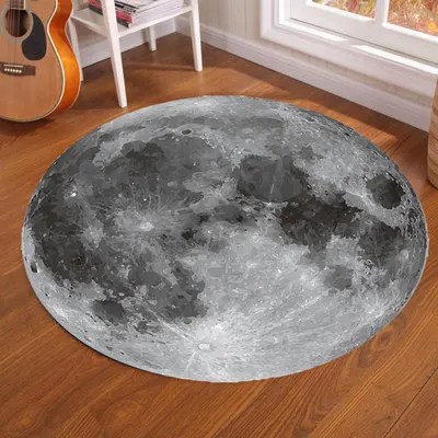 Galaxy Earth Moon Round Carpet - đánh giá và giá Home Bathroom Carpet