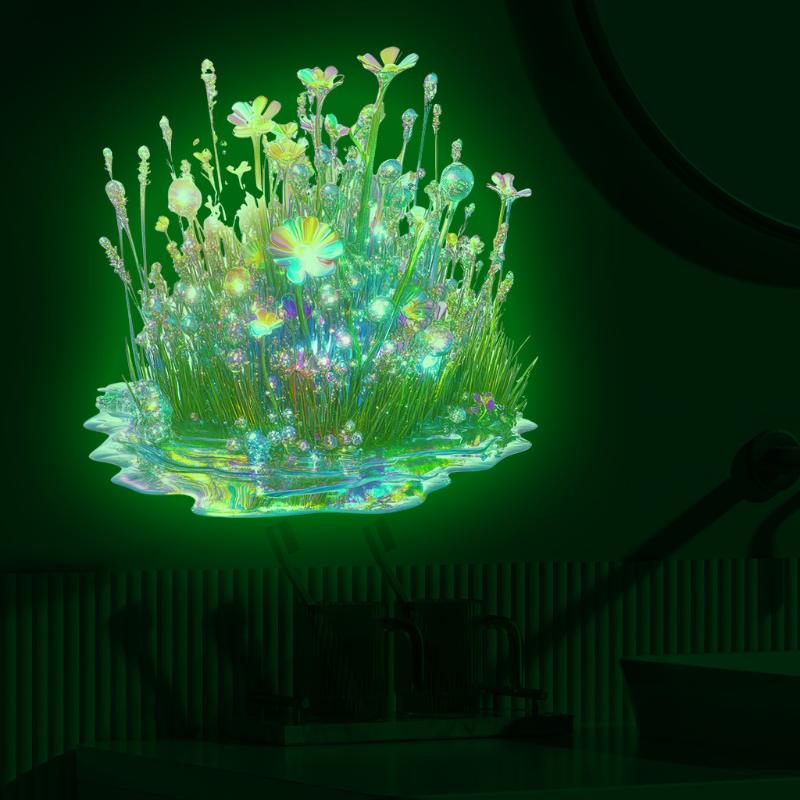 Glow-in-the-Dark Flower Plant  - đánh giá và giá Jet Home Bathroom