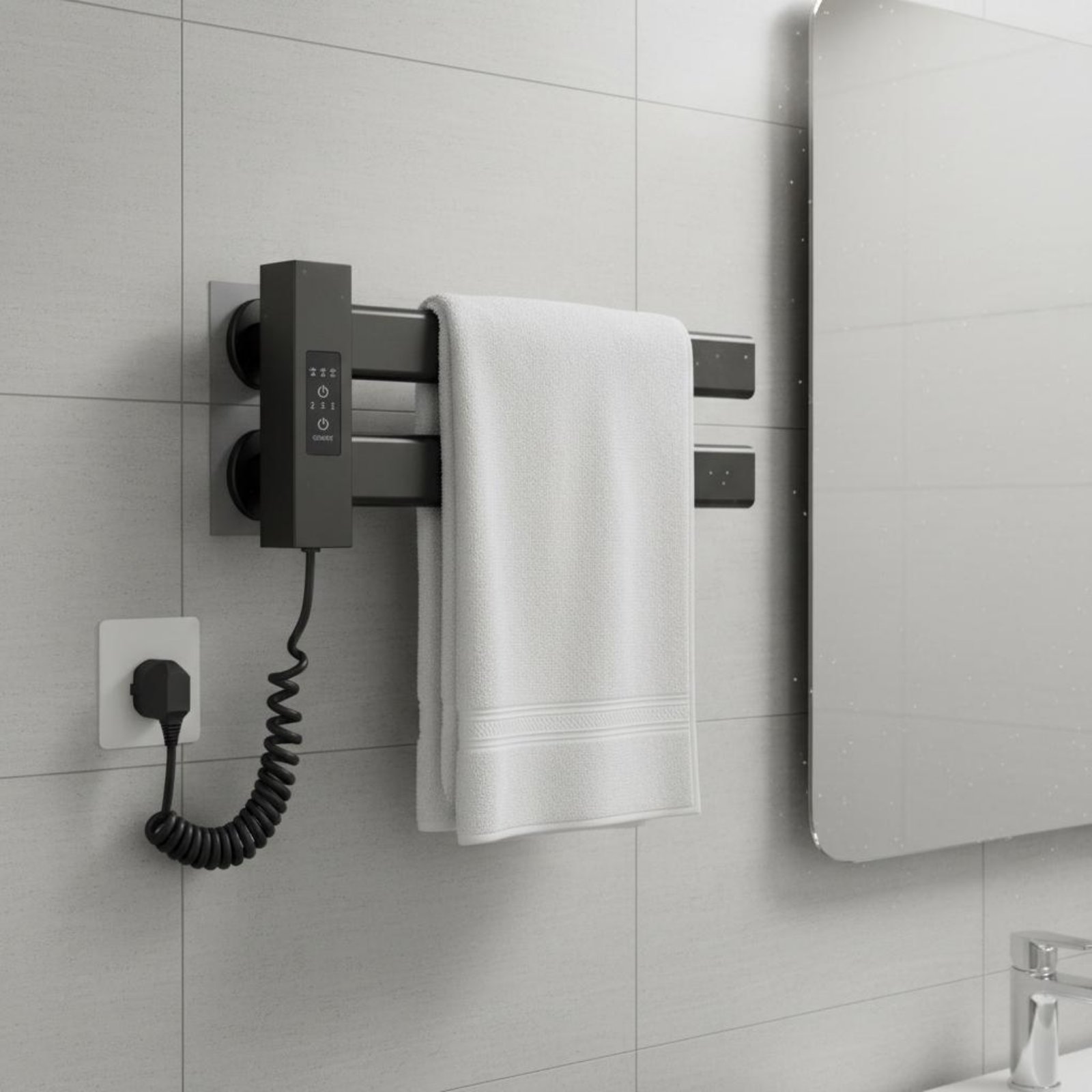Smart Towel Heating Rack Quick - đánh giá và giá Home For Bathroom