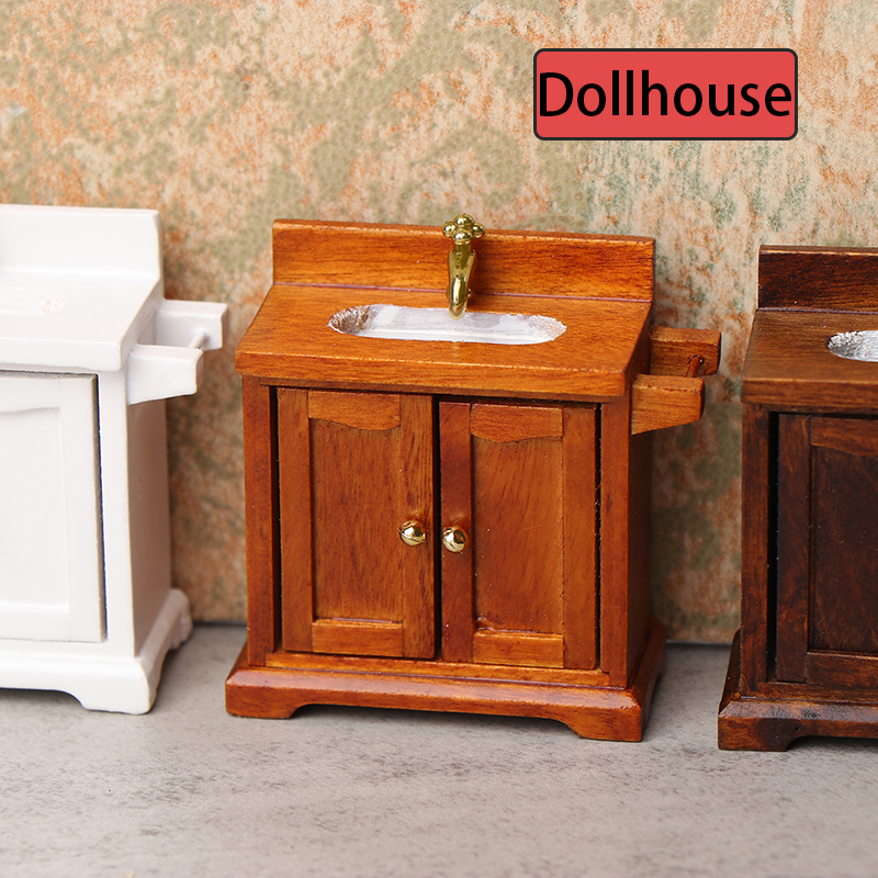 1/12 Dollhouse Simulation Wash - đánh giá và giá Home Bathroom Furniture