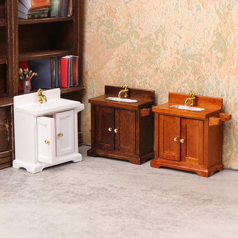 1/12 Dollhouse Simulation Wash - đánh giá và giá Home Bathroom Furniture