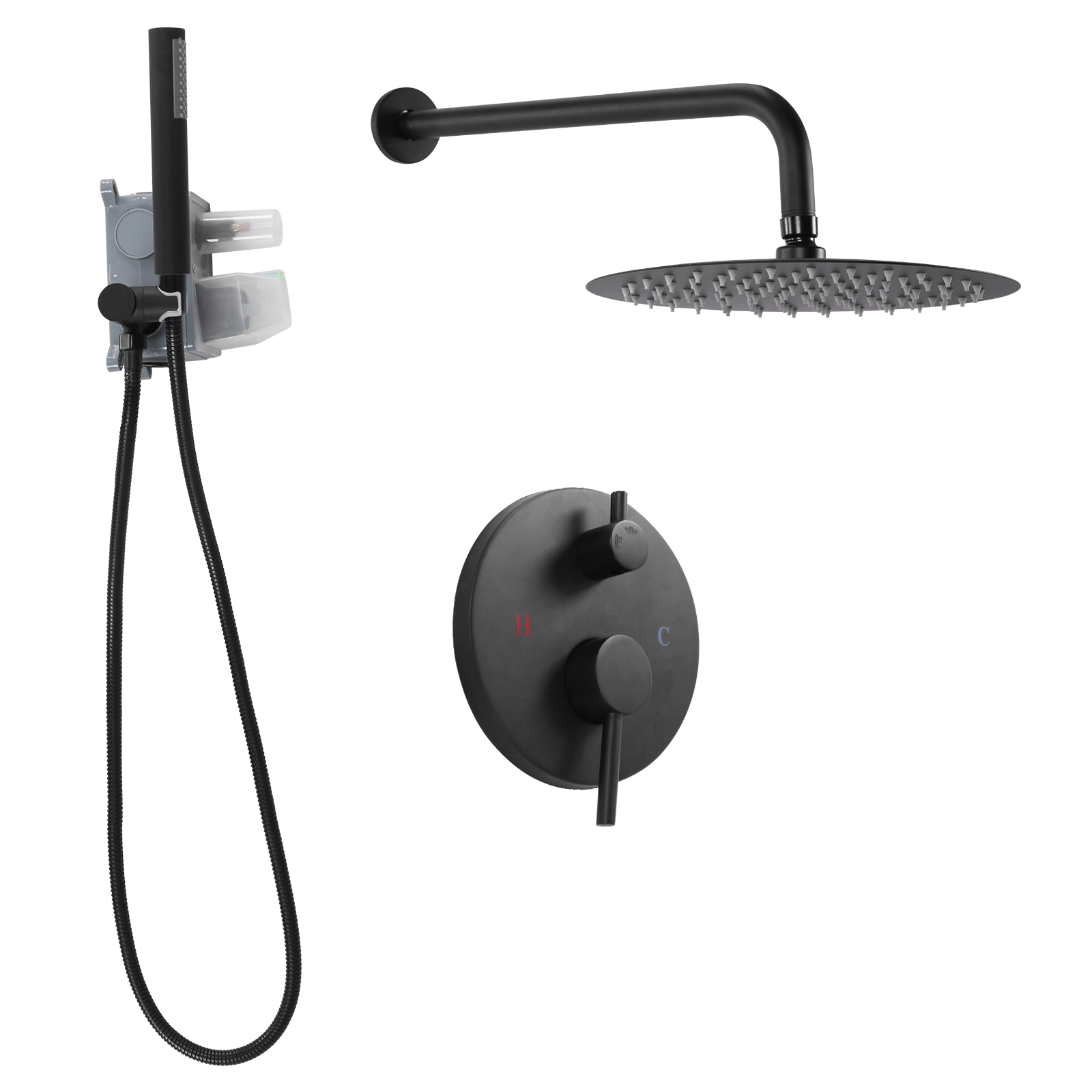 Ceiling Rainfall Shower Head S - đánh giá và giá Home For Bathroom