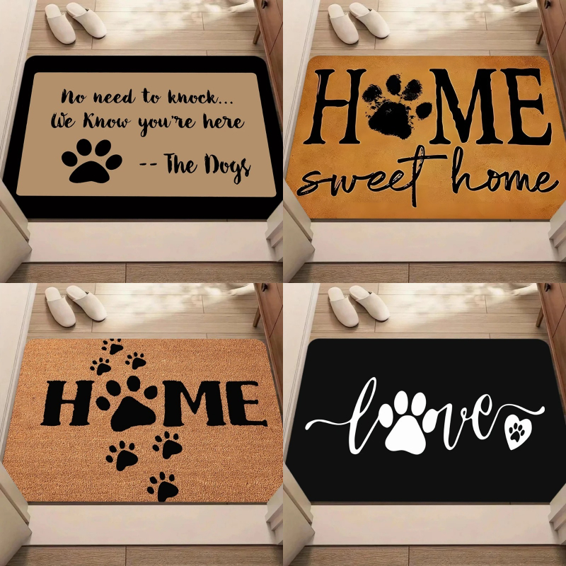 Pet Lover Paw Print Door Mat H - đánh giá và giá Home Bathroom Quotes
