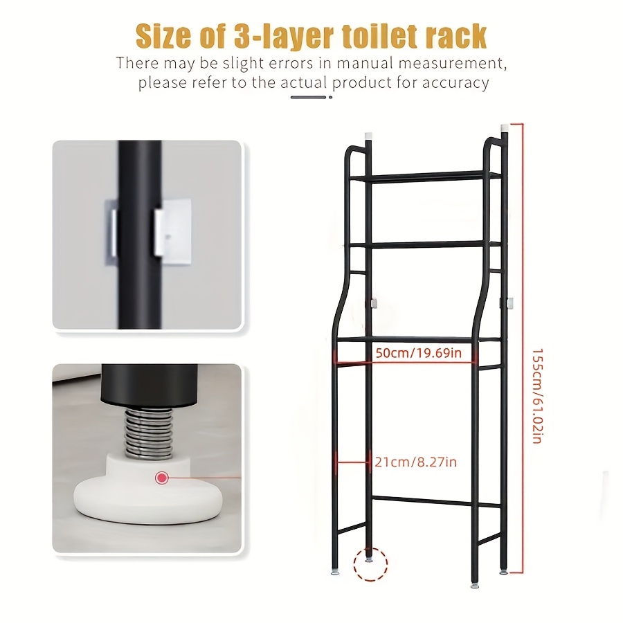 usOver-The-Toilet Storage Rack - đánh giá và giá Home Bathroom Design