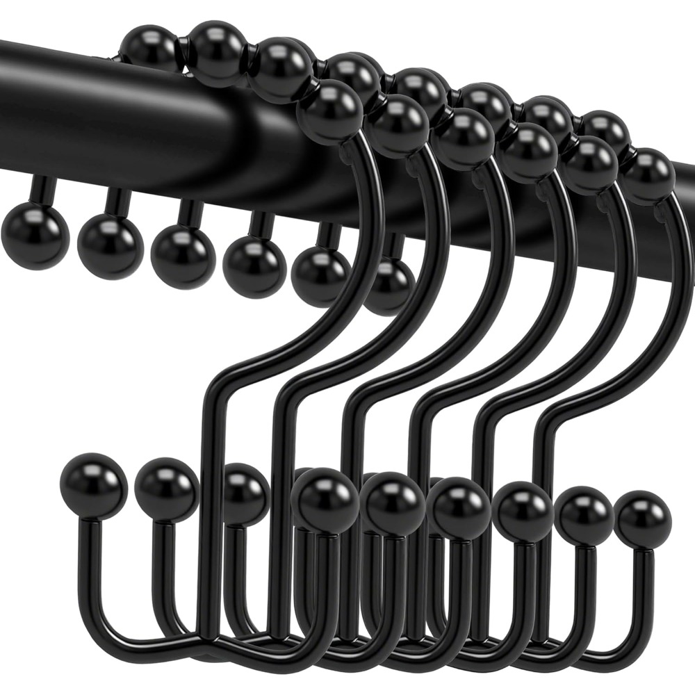 Shower Curtain Hooks, 12 Pcs R - đánh giá và giá Shower Curtain Liner