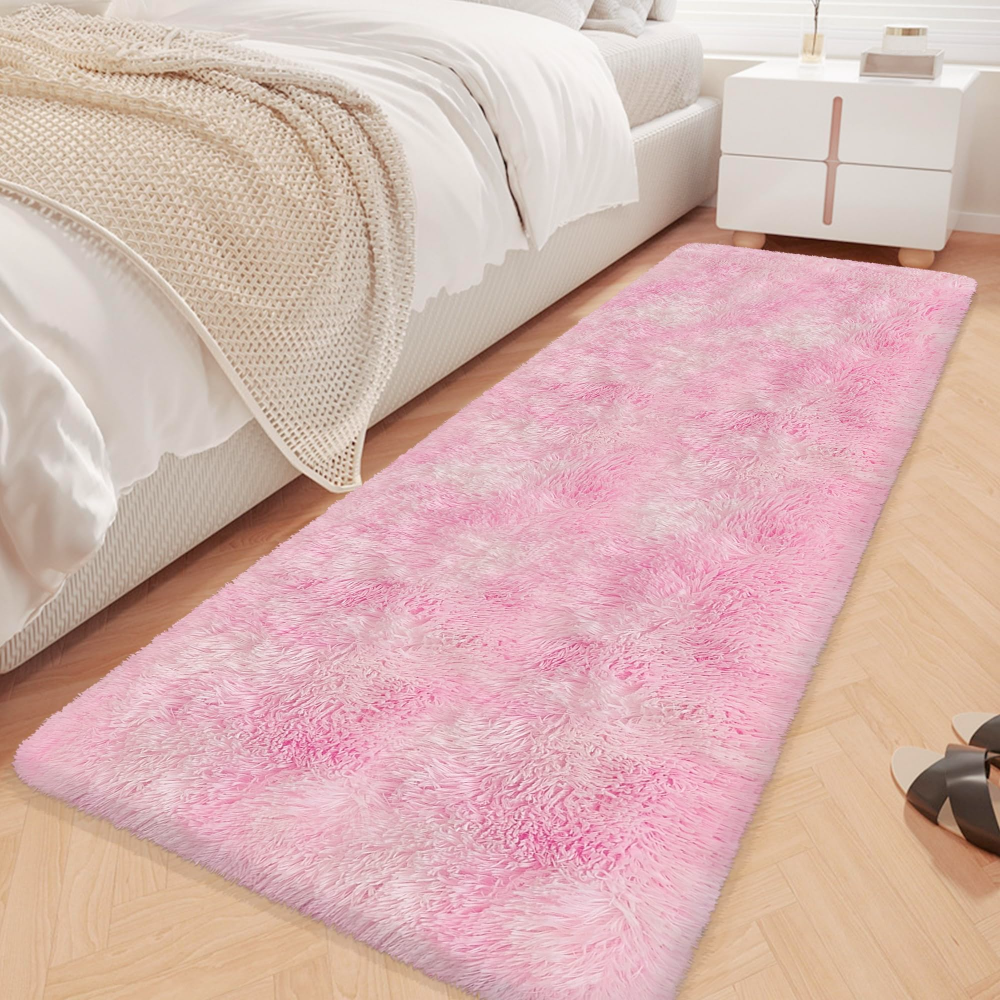 VIKAMA Gradient Blue Fluffy Ru - đánh giá và giá Home Bathroom Carpet