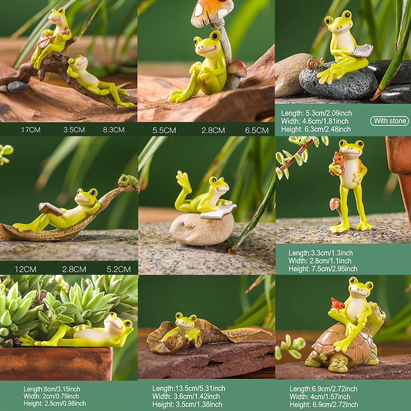 Resin Funny Frog Figurines For - đánh giá và giá Jet Home Bathroom