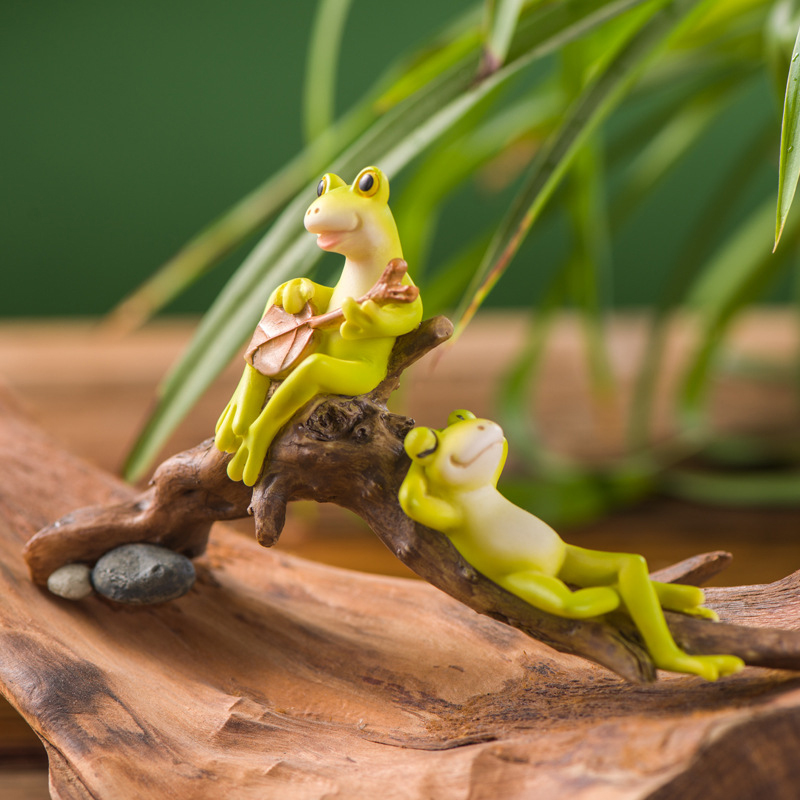 Resin Funny Frog Figurines For - đánh giá và giá Jet Home Bathroom