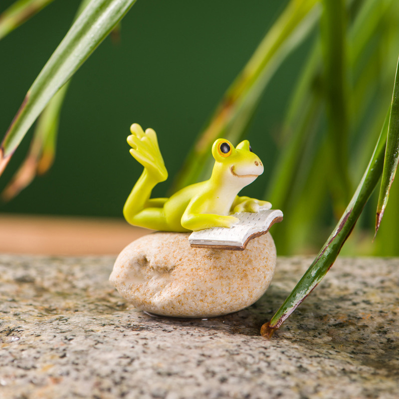 Resin Funny Frog Figurines For - đánh giá và giá Jet Home Bathroom