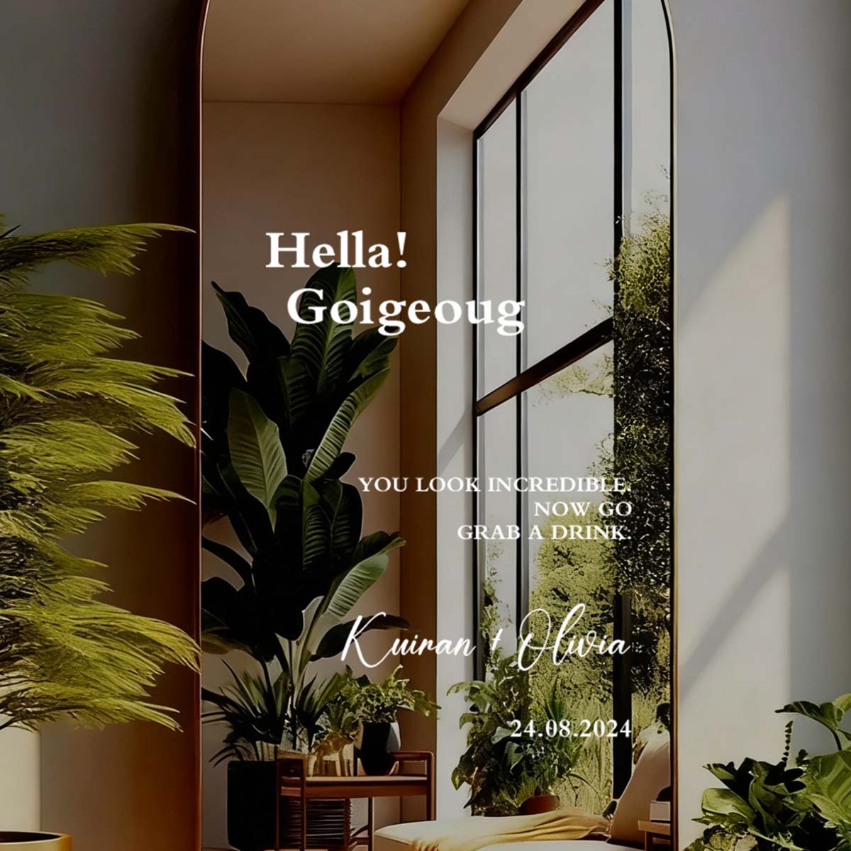 Custom Welcome Mirror Stickers - đánh giá và giá Home Bathroom Furniture